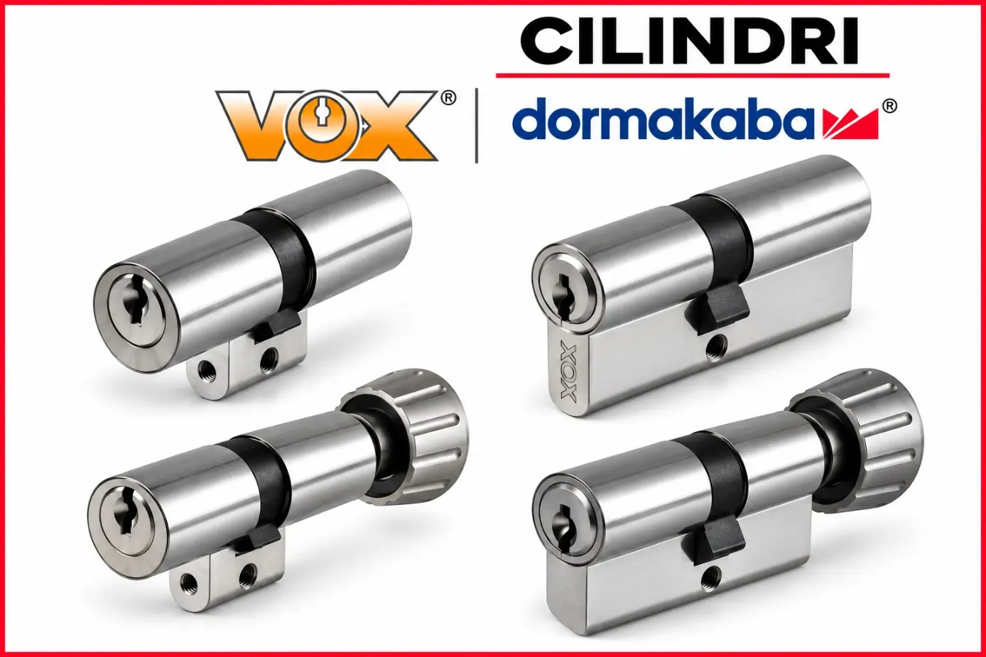 Cilindri VOX e dormakaba scelti da Mister Services